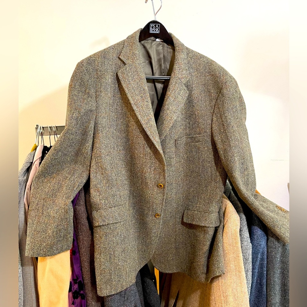 Herringbone Harris Tweed Sports coat